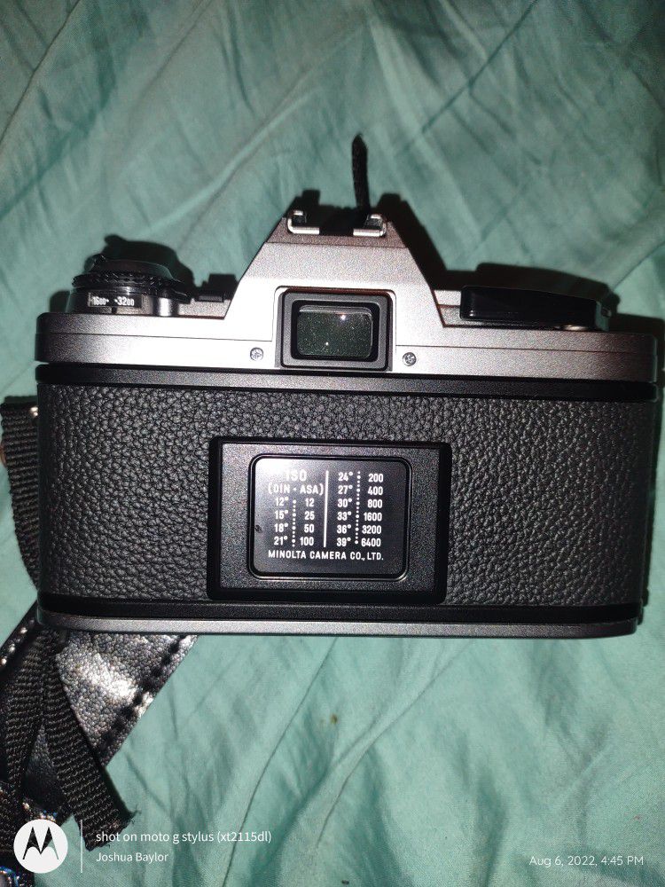 Minolta X370 35mm Camera With Extra Acc.