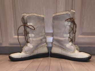  Cherokee Leather Upper/Fur Lined Boots, 11 Thumbnail