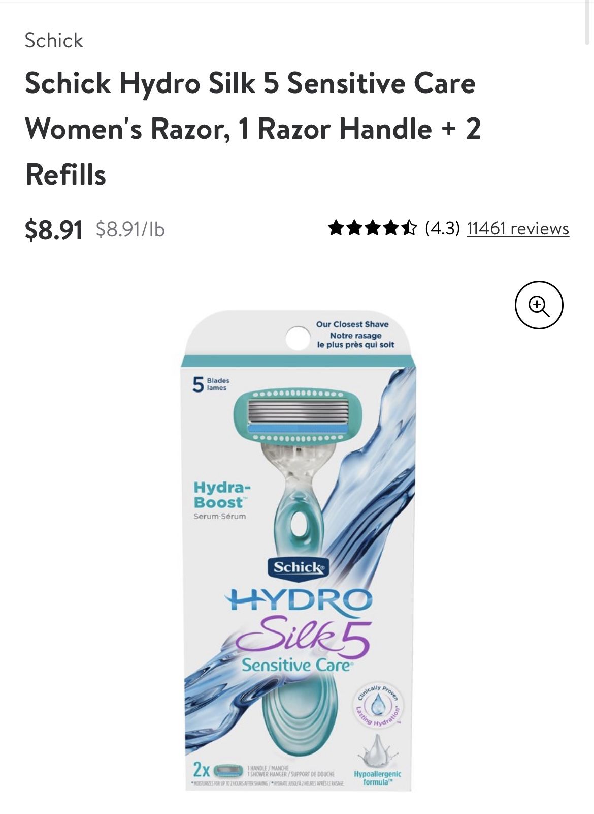 Lot of (7) Schick, Gillette, & Bic Razors