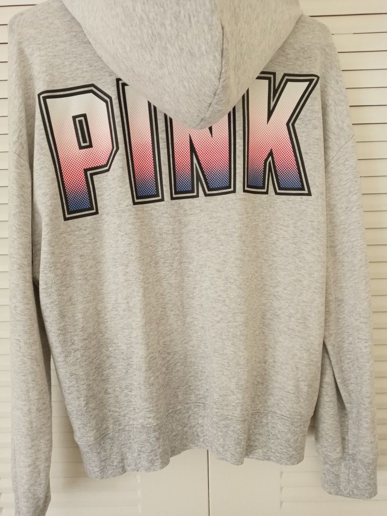 I am selling a Victoria's Secret Pink zip hoodie size small