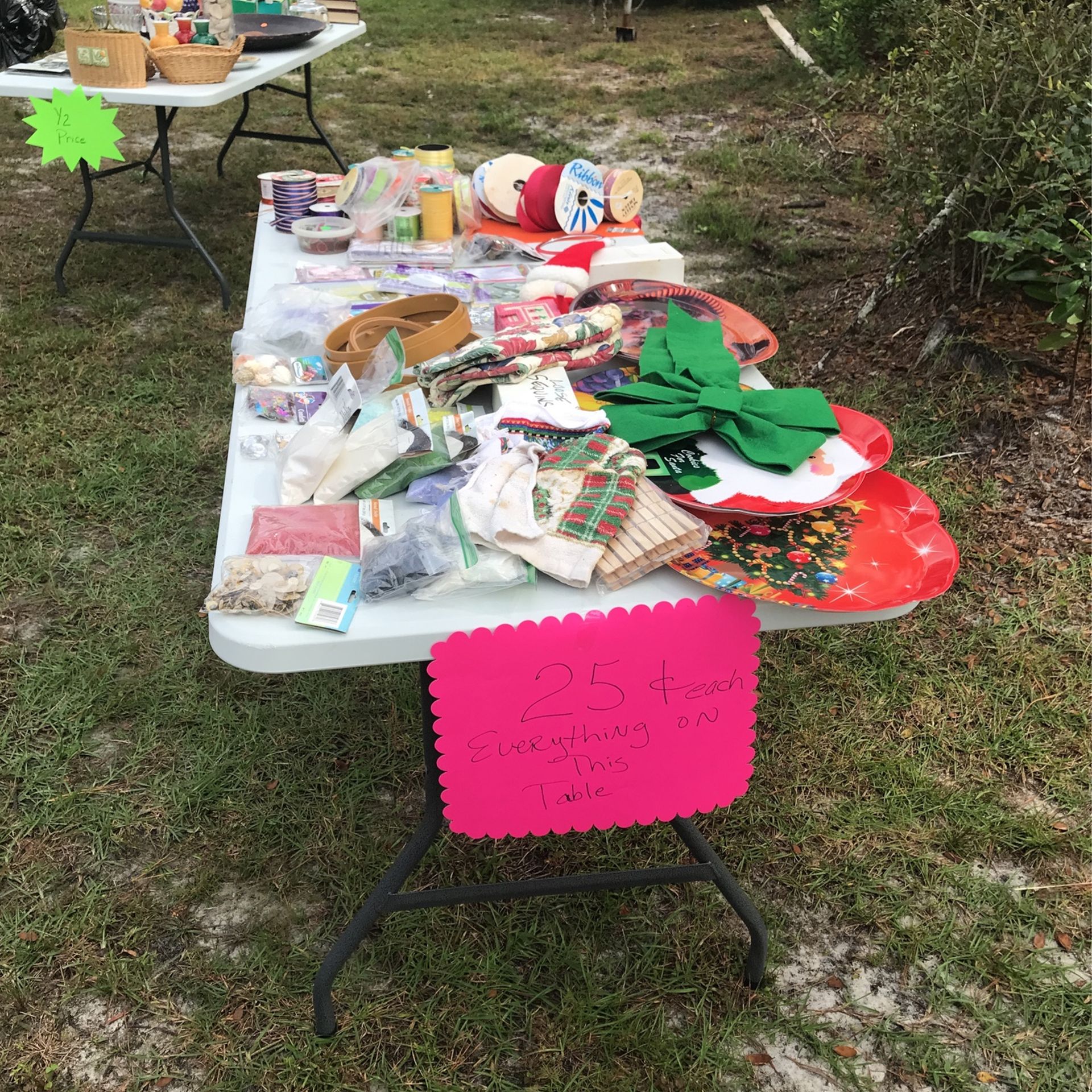 Last Day October 24th Yard Sale Until 5pm