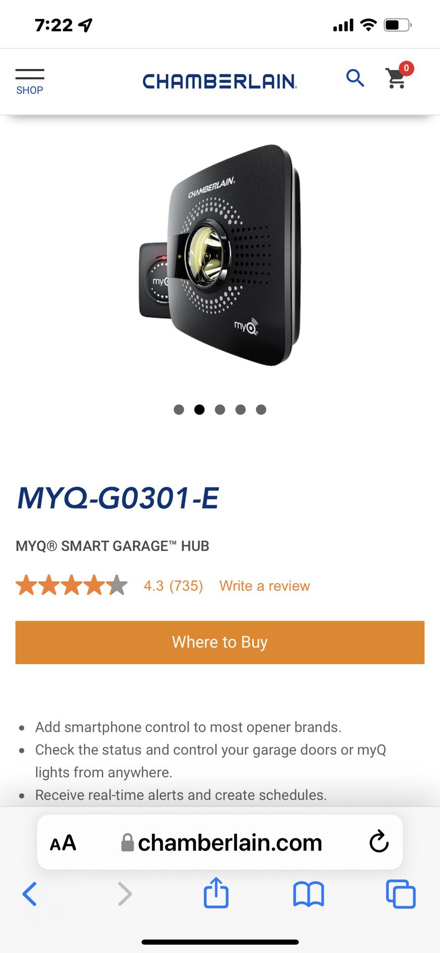 MyQ Smart Garage Door Opener-PLEASE READ