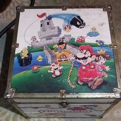Rare Vintage Mario/Zelda Nintendo Game Storage Box Thumbnail