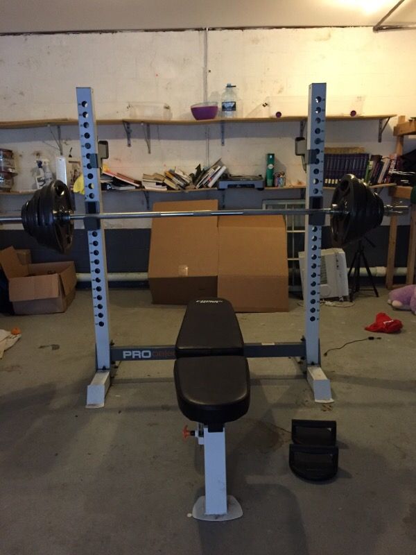 Pro OB 600 Fitness Gear Weight Set (Squat and Bench) for Sale in