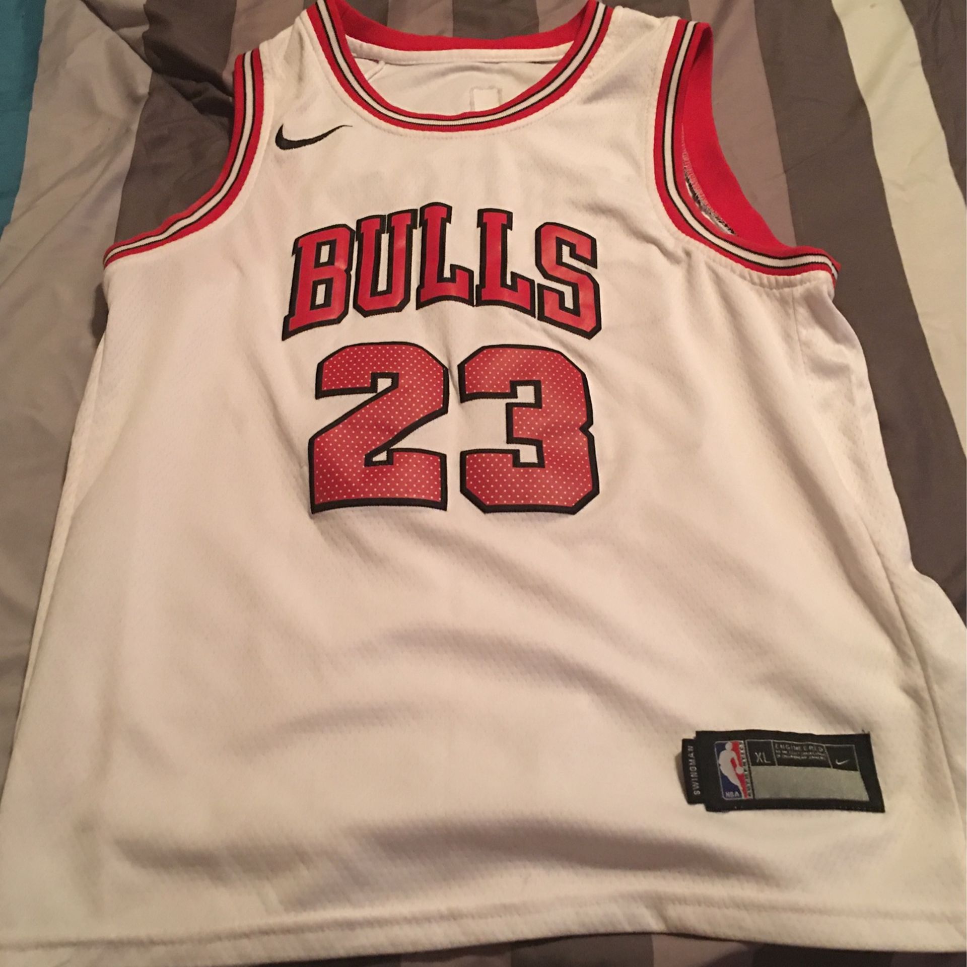 All White Jordan Jersey