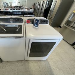 Samsung Tap Load Washer And Electric Dryer Set Used Good Condition With 90days Warranty  Thumbnail