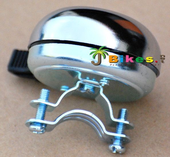 New Classic Retro Ring Ring Beach Cruiser Bicycle Bell Chrome Handlebar Mount