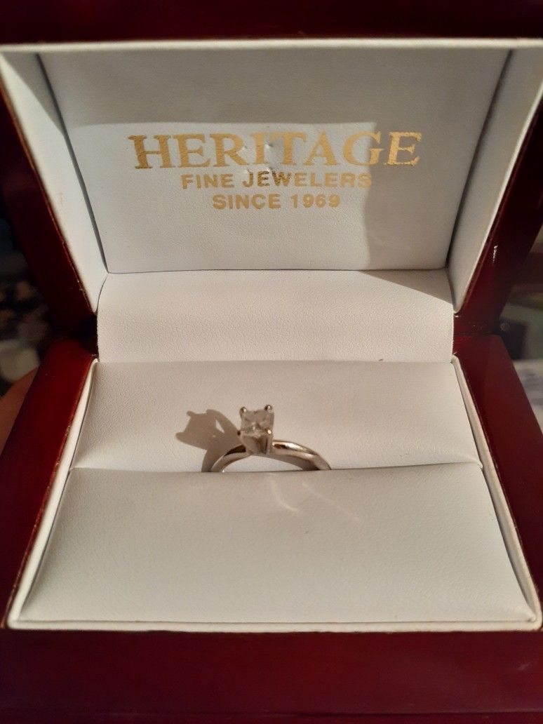 Engagement and Wedding Band (size 7)