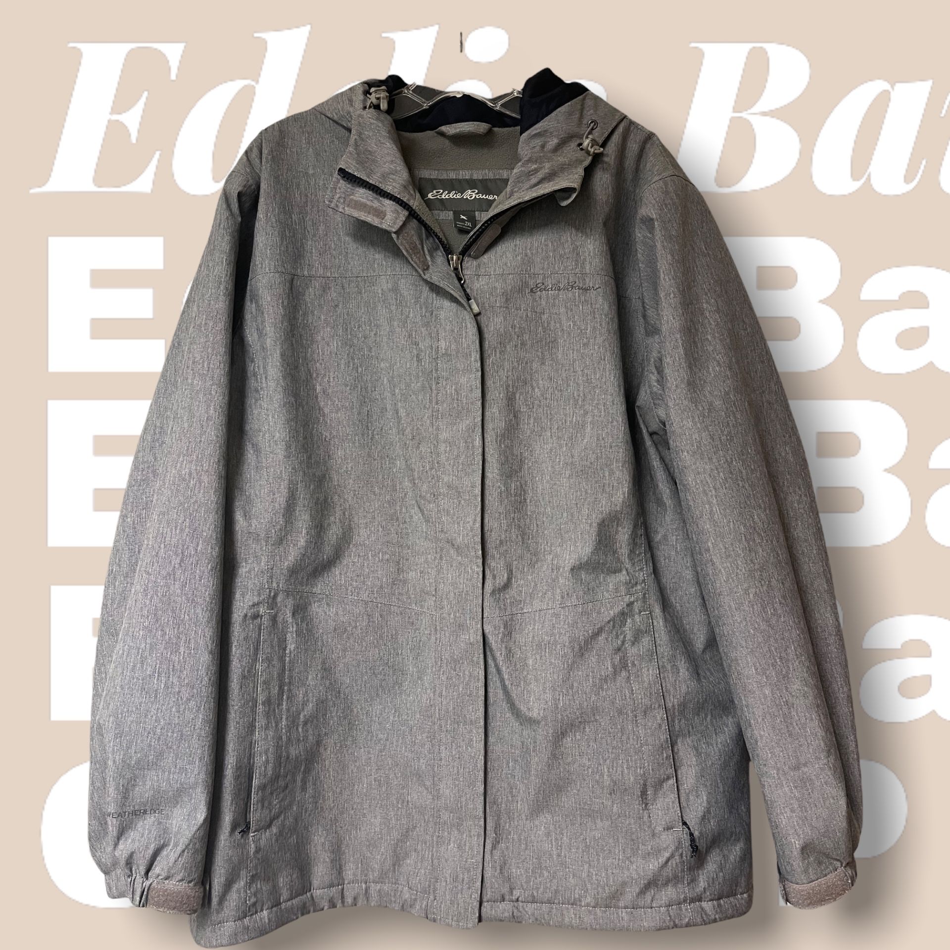 Mens 2x Eddie Bauer Fleece Lined Jacket