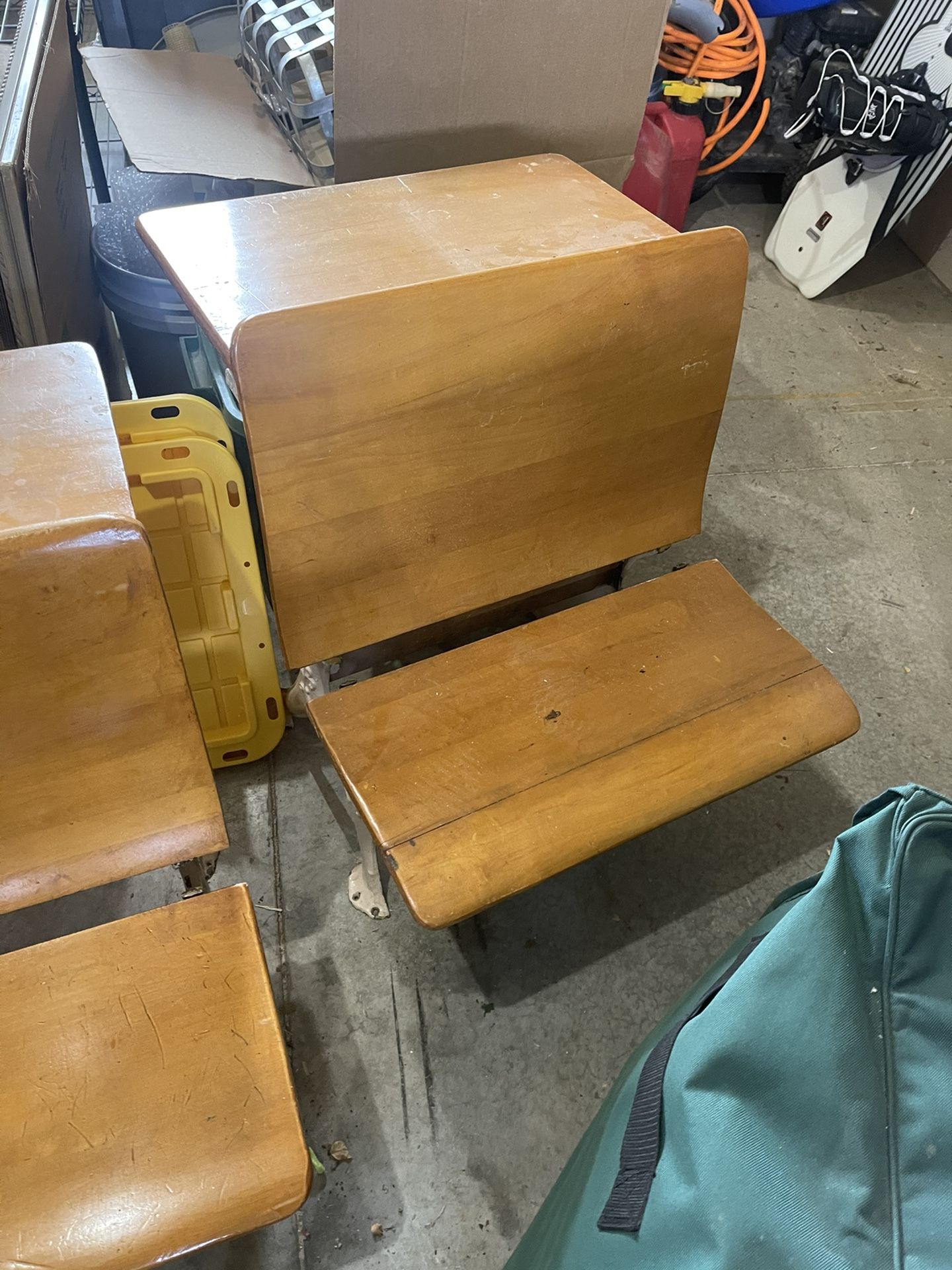Antique School Desks