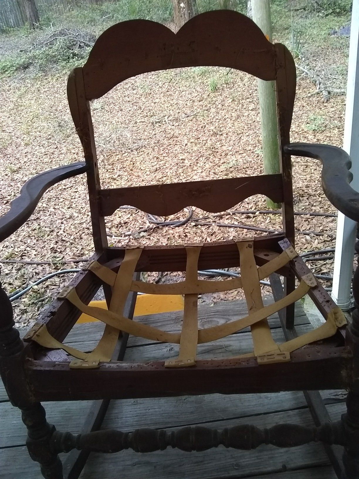 Oak rocking chair