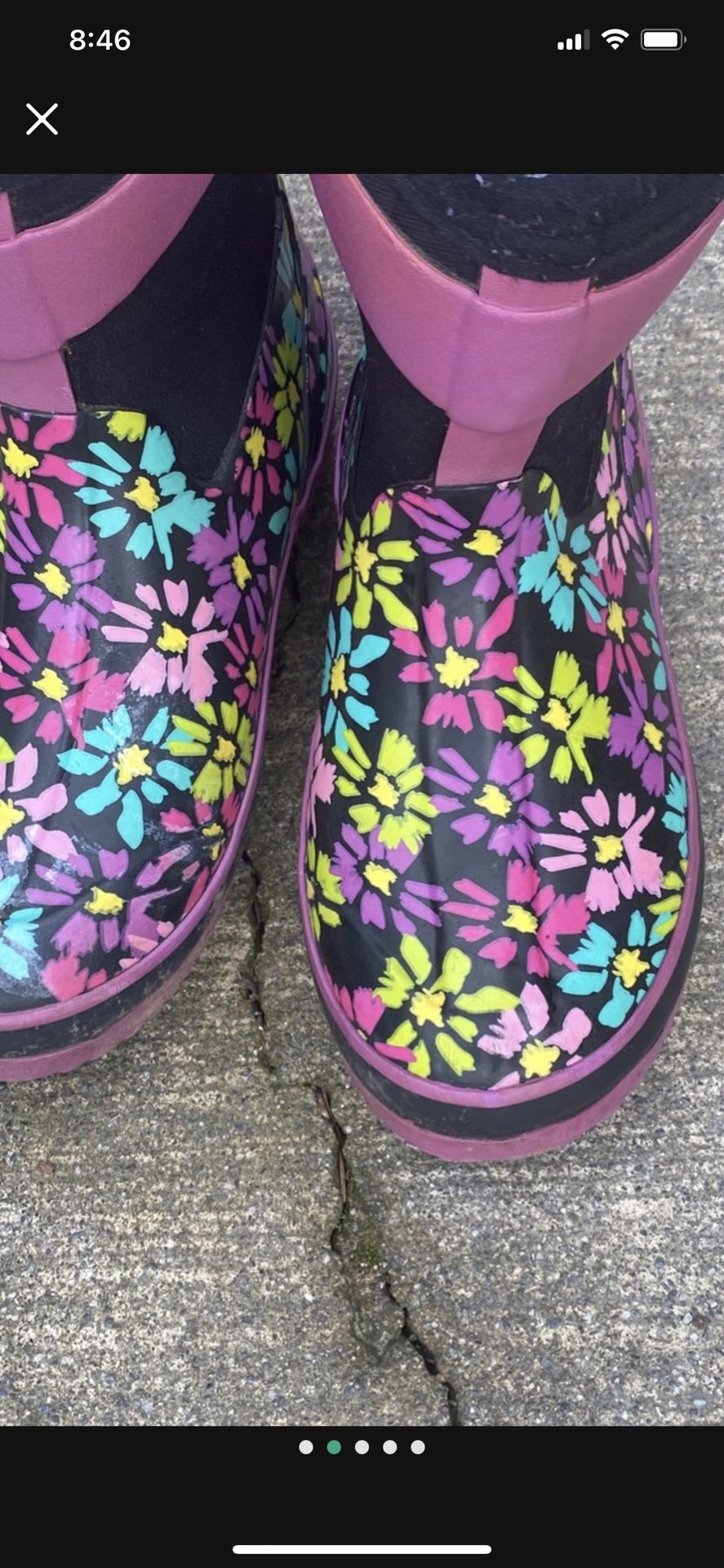 Winter Boots For Kids Size 13.5 Perfect For Snow And Rain Still Lots Of Life On It