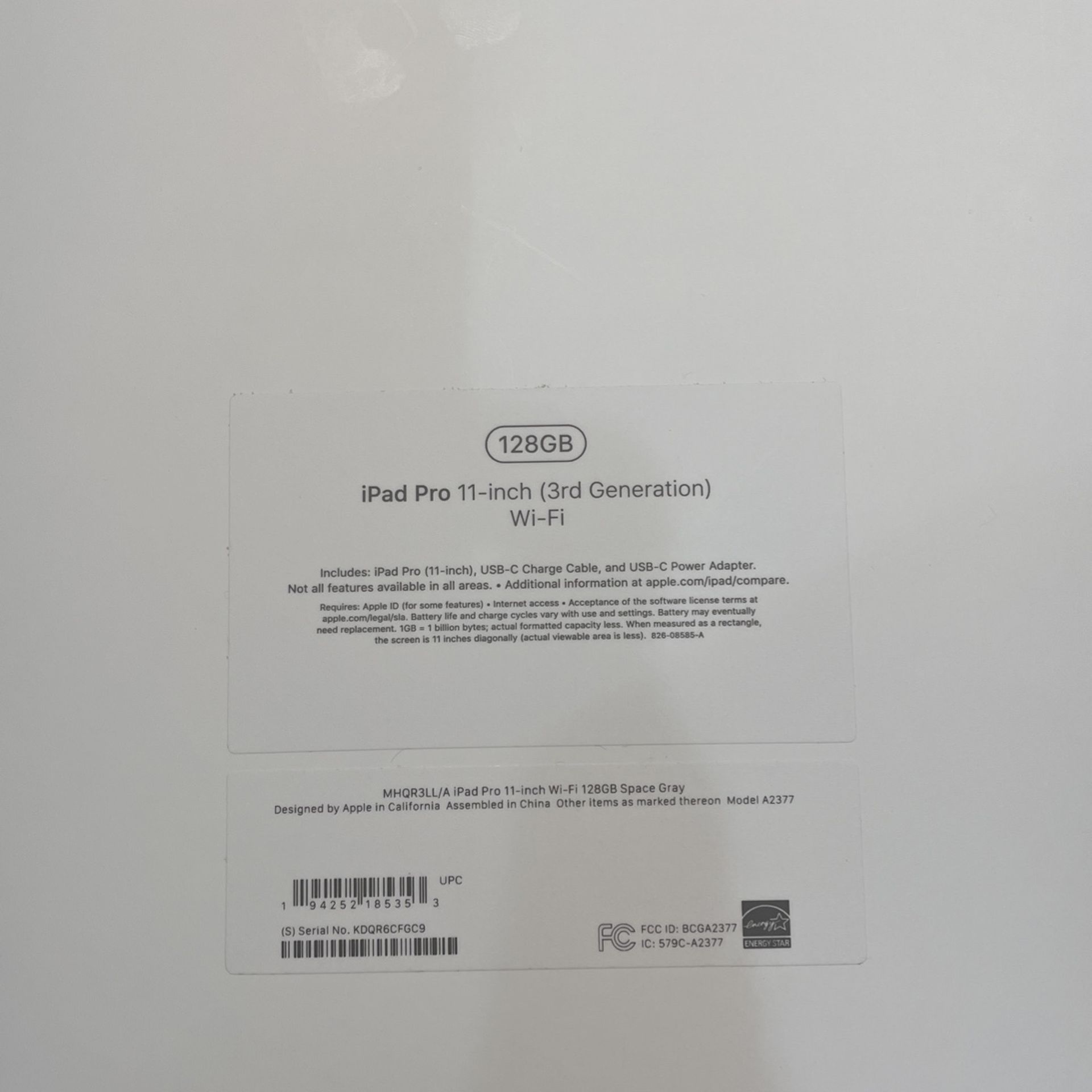 iPad Pro 128 GB 2021 (3rd Generation ) Great Condition