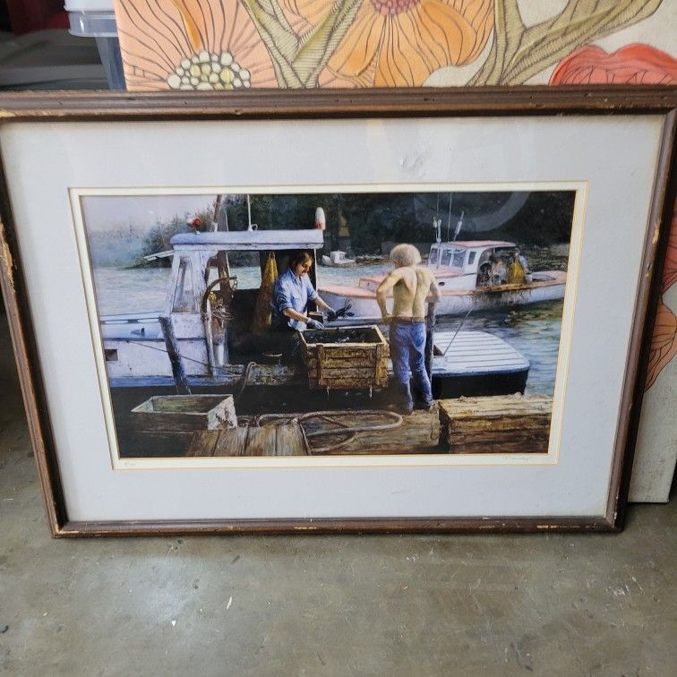 Joseph Dawley Lithograph Signed