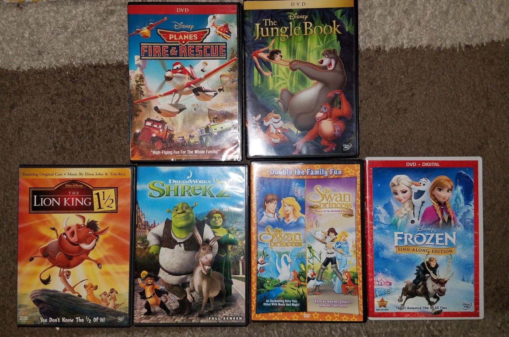 Children's animated dvd's