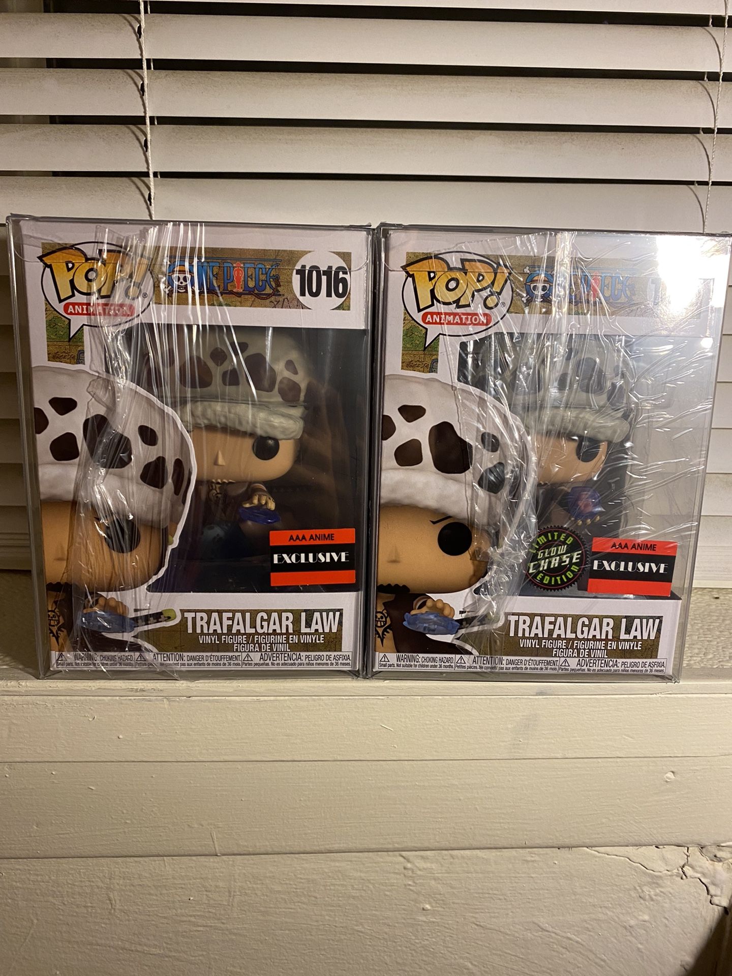 One Piece Trafalgar Law Funko Pop! Chase + Common Bundle AAA Anime Exclusive!