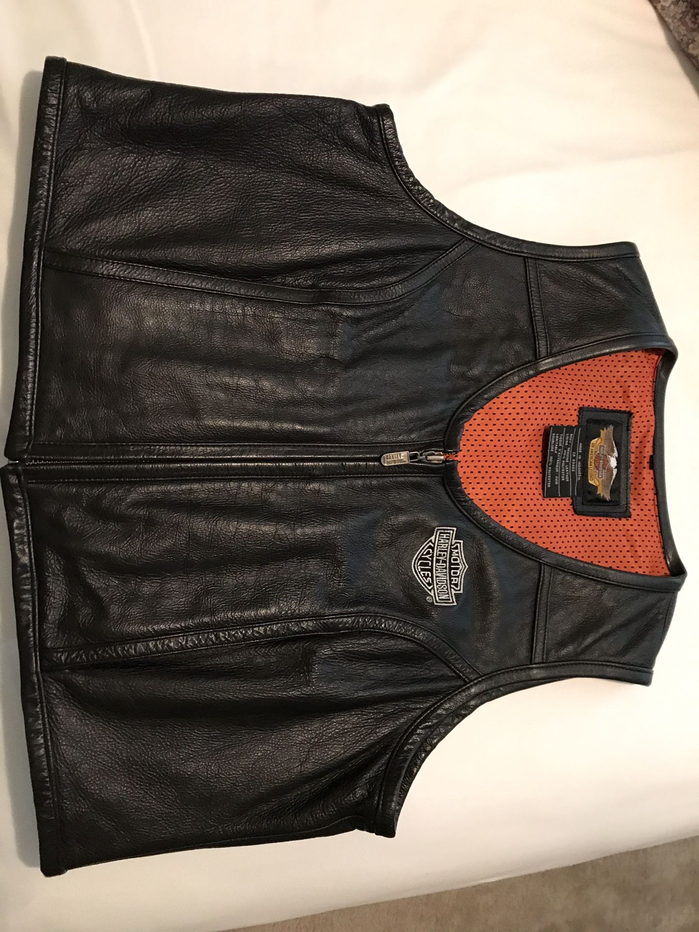Harley Davidson Leather Vest Women’s