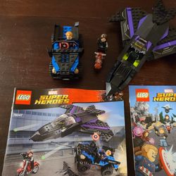 76047 LEGO Captain America Civil War Black Panther Pursuit
: 100% Complete With Figs, Vehicles, Manual, Comic And Spare Pieces. Thumbnail
