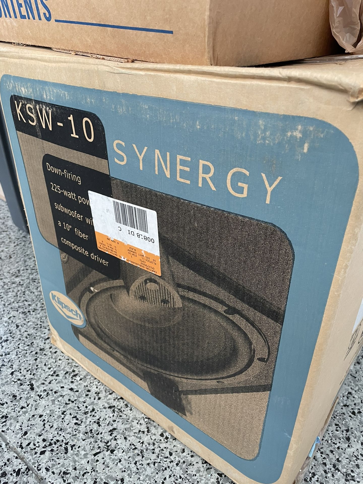 Klipsch - KSW10 225 Watt Downfiring Sub Woofer