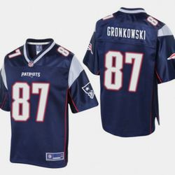 Pro-Line Rob Gronkowski Patriots Blue Jersey Thumbnail