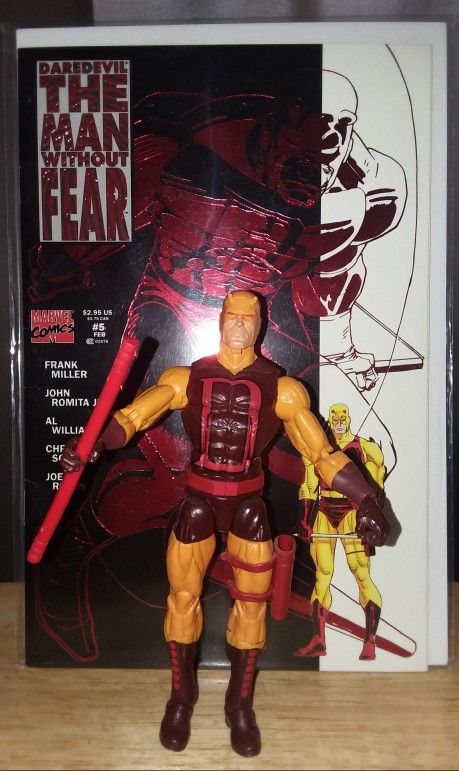 Daredevil Figure & Comic Book