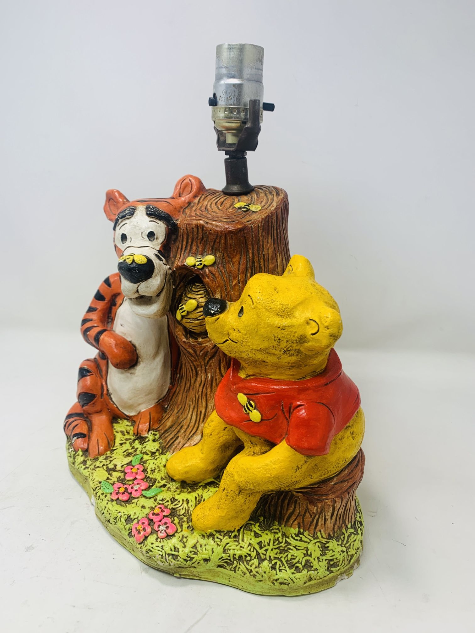 Vintage Winnie The Pooh And Tigger Table Lamp