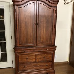 Solid Wood Armoire Thumbnail