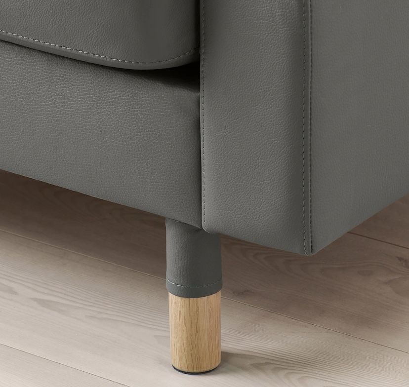 Faux Leather Sofa