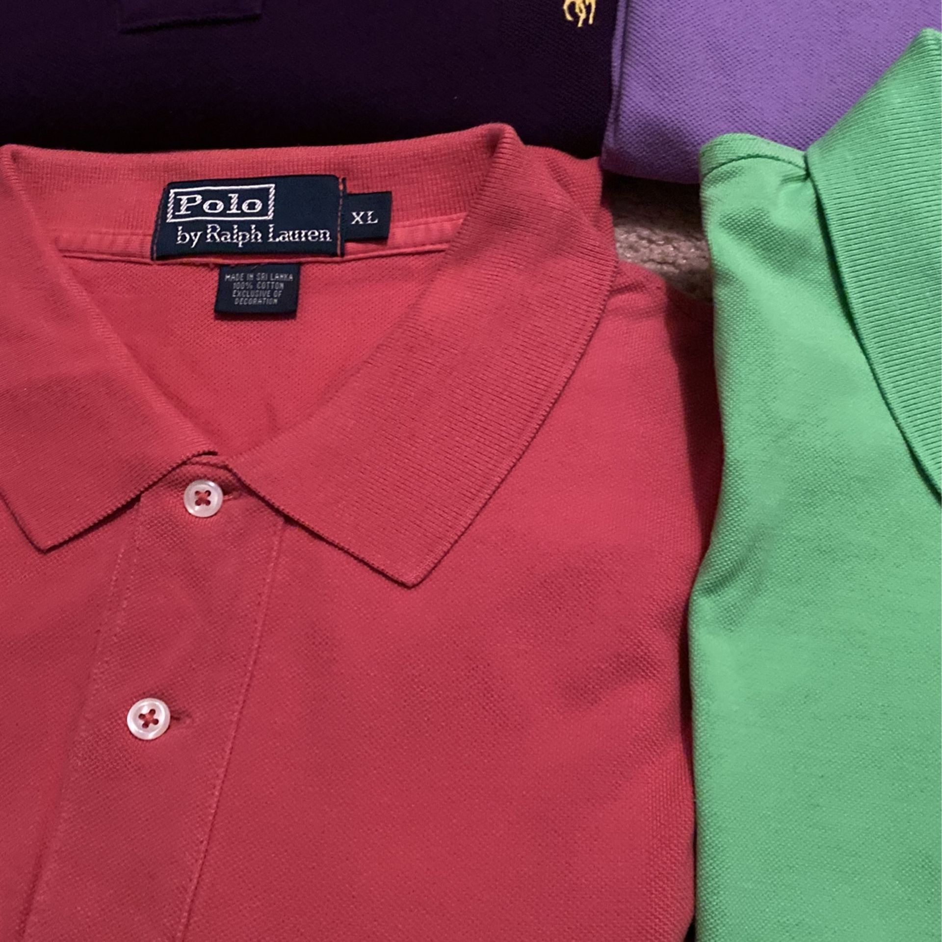 Ralph Lauren Polo Men’s Polo Shirt - 6 EA Sz XL