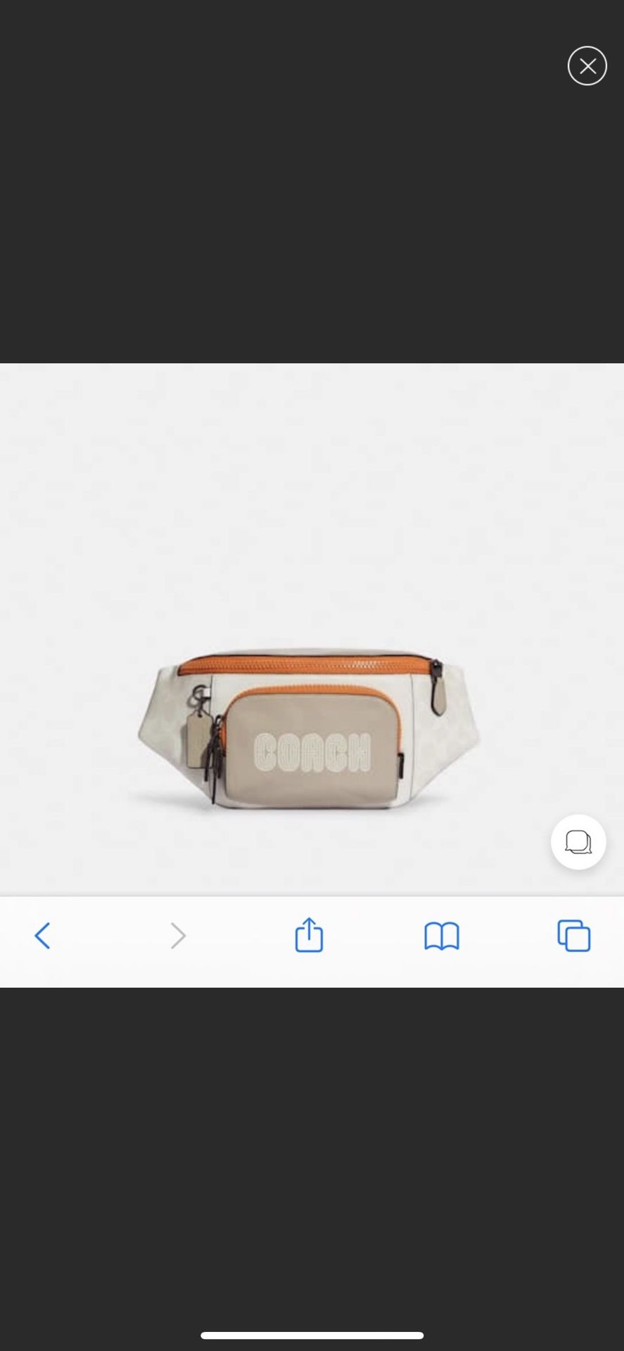 Track Belt Bag In Colorblock Signature Canvas With Coach