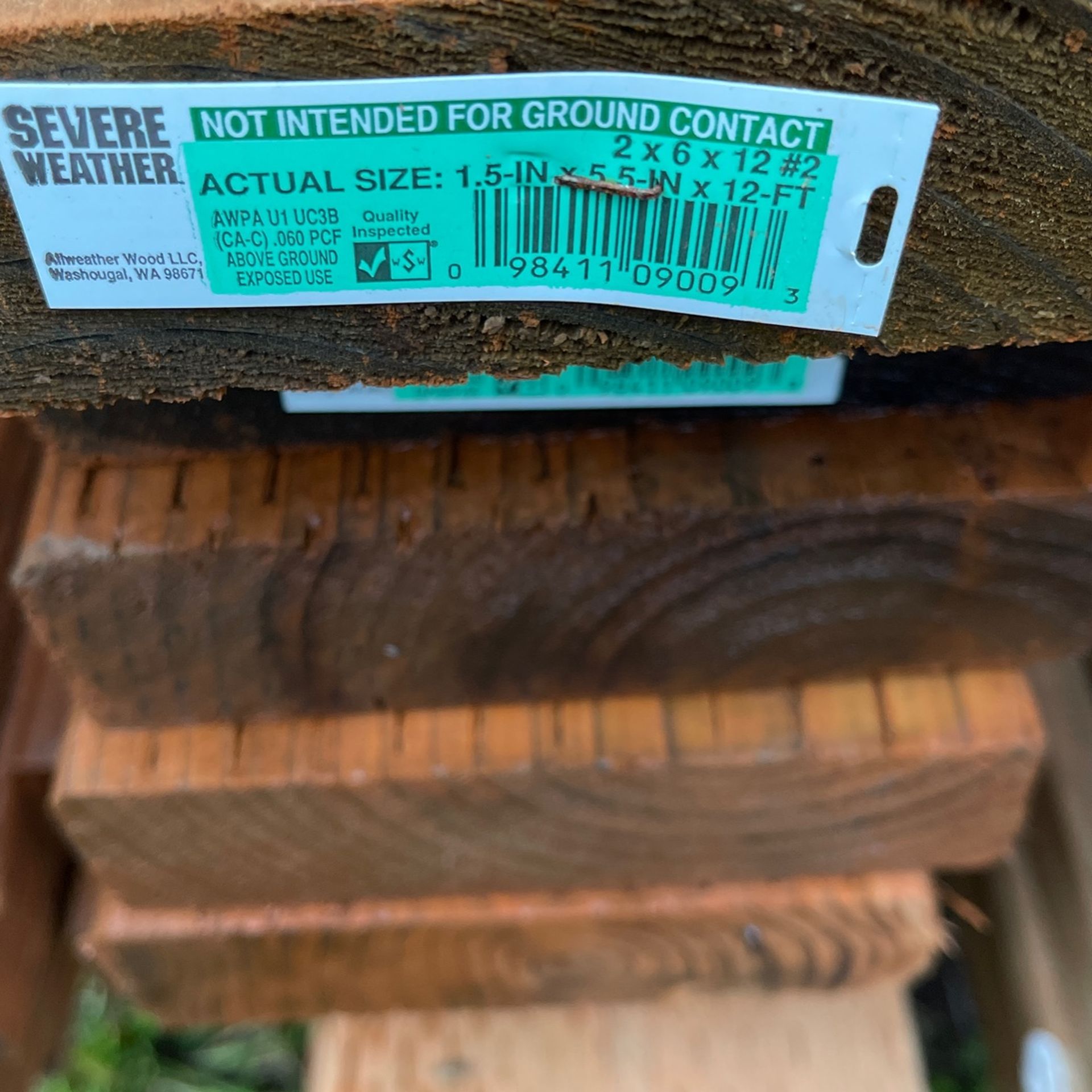 Pressure treated lumber 2x6x16 for Sale in Puyallup, WA - OfferUp