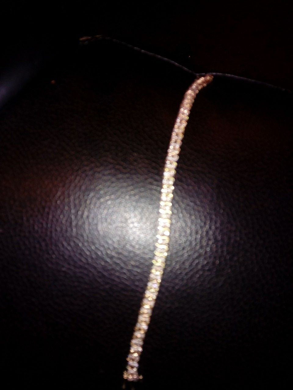 Beautiful tennis bracelet valued at 1500