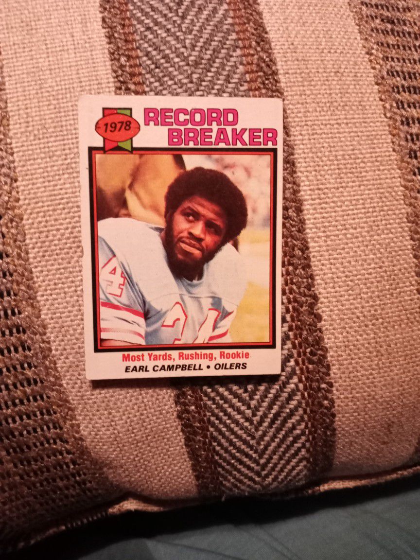 Earl Campbell 1979 Record Breaker
