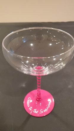 Champagne glass REPLACEMENT (Hiccup girl - CHEERS TO THE SURVIVOR)
