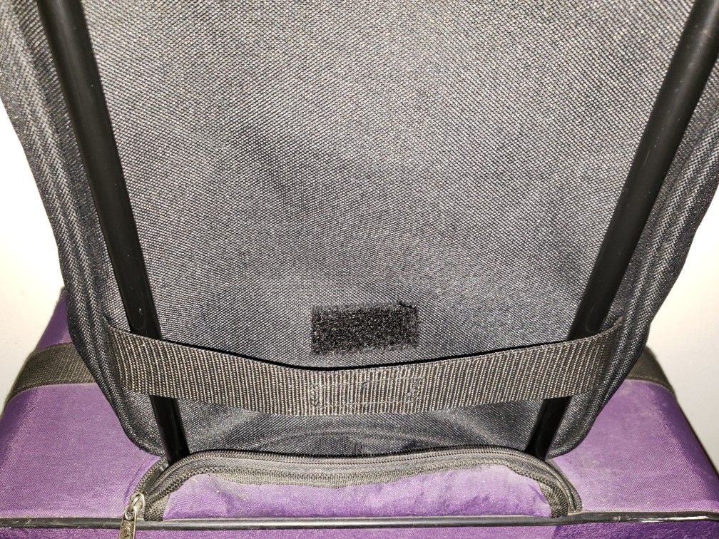 Atlantic Luggage Black 2pc Accessory Set Hanger Style Gym Toiletries Bag Clip On Purse Holder