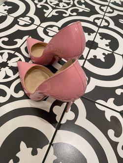 Christian Louboutin Pink Patent Pigalle 120 Heels. Size 36.5. Thumbnail