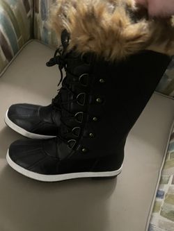 Boots With The Fur! JustFab- Brand New!  Thumbnail