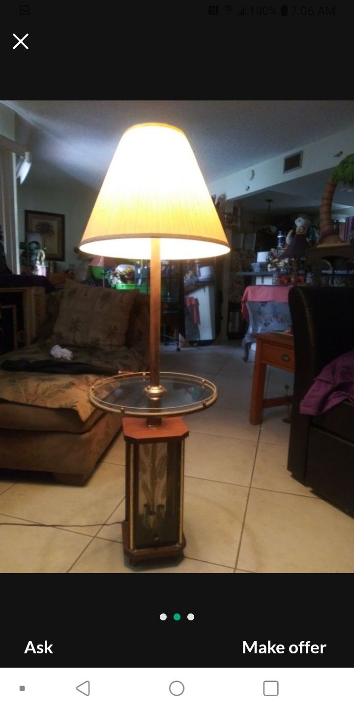 VINTAGE CANDALABRA LAMP
