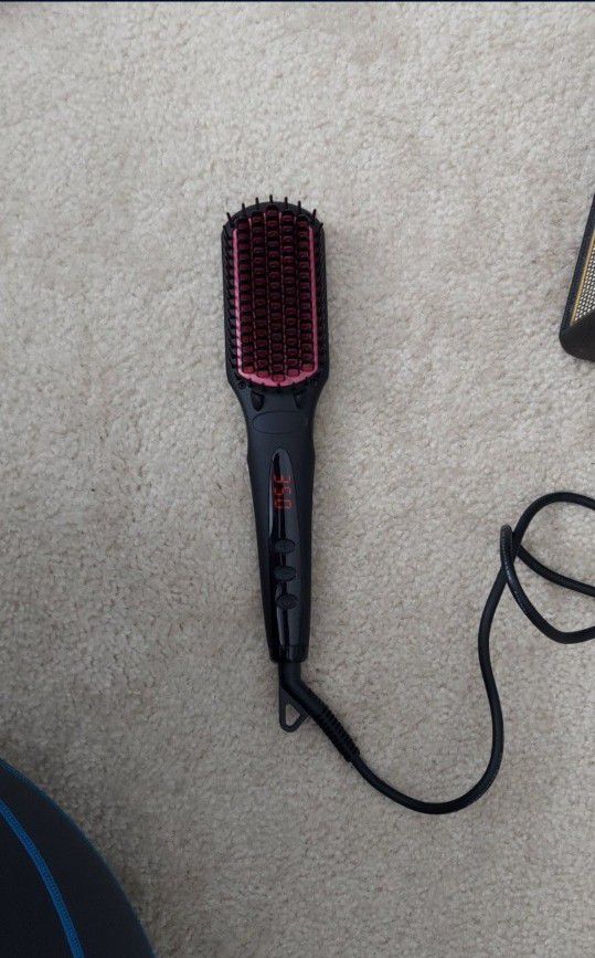 Ionic Hair Straightener Brush by MicroPure