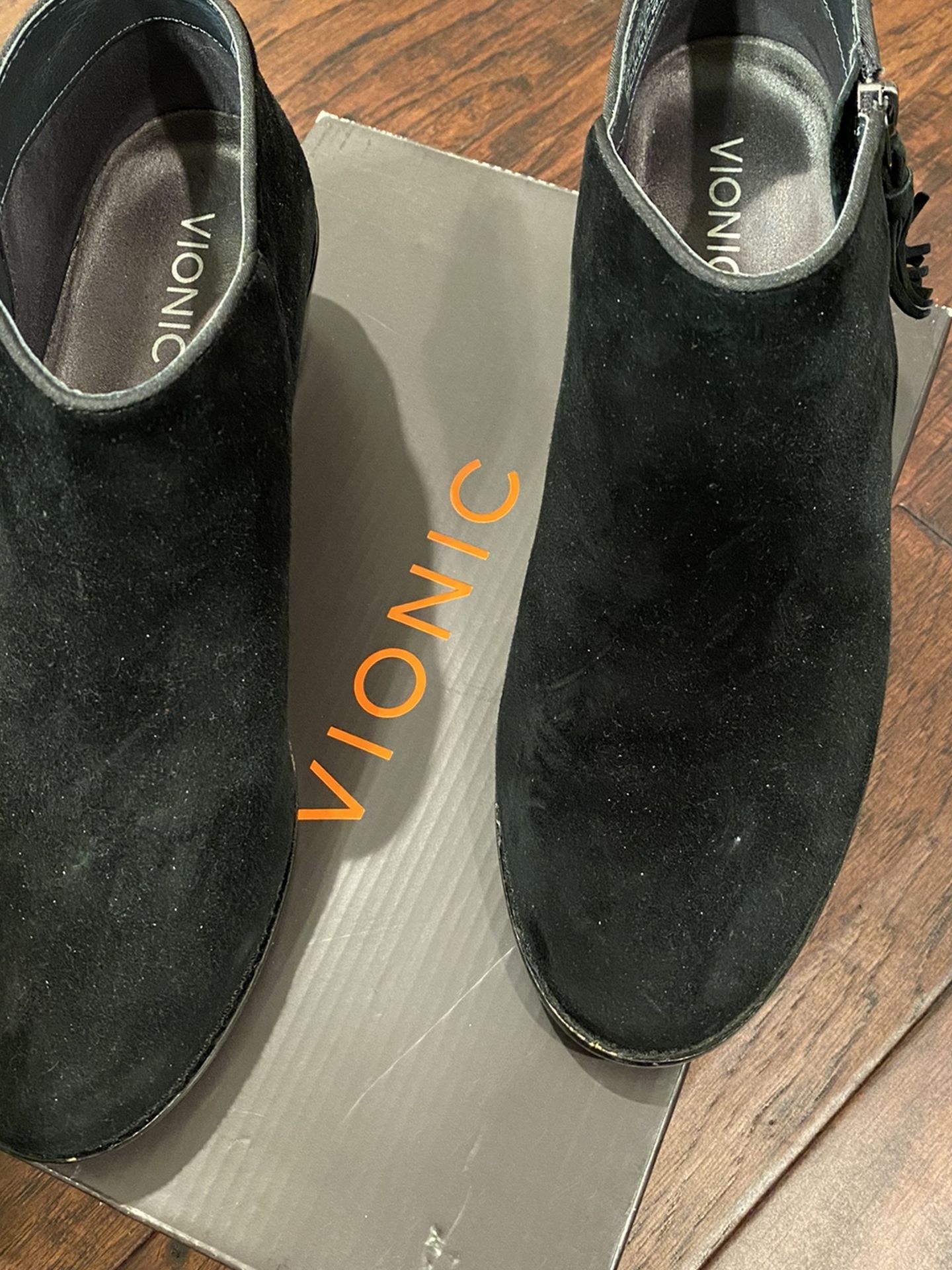 Vionic Suede Booties