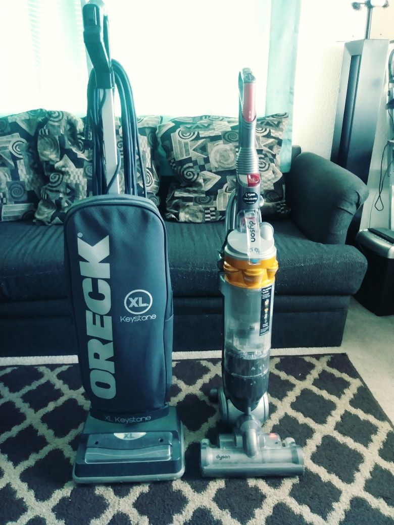 ORECK vacuum...good condition...DYSON vacuum good condition