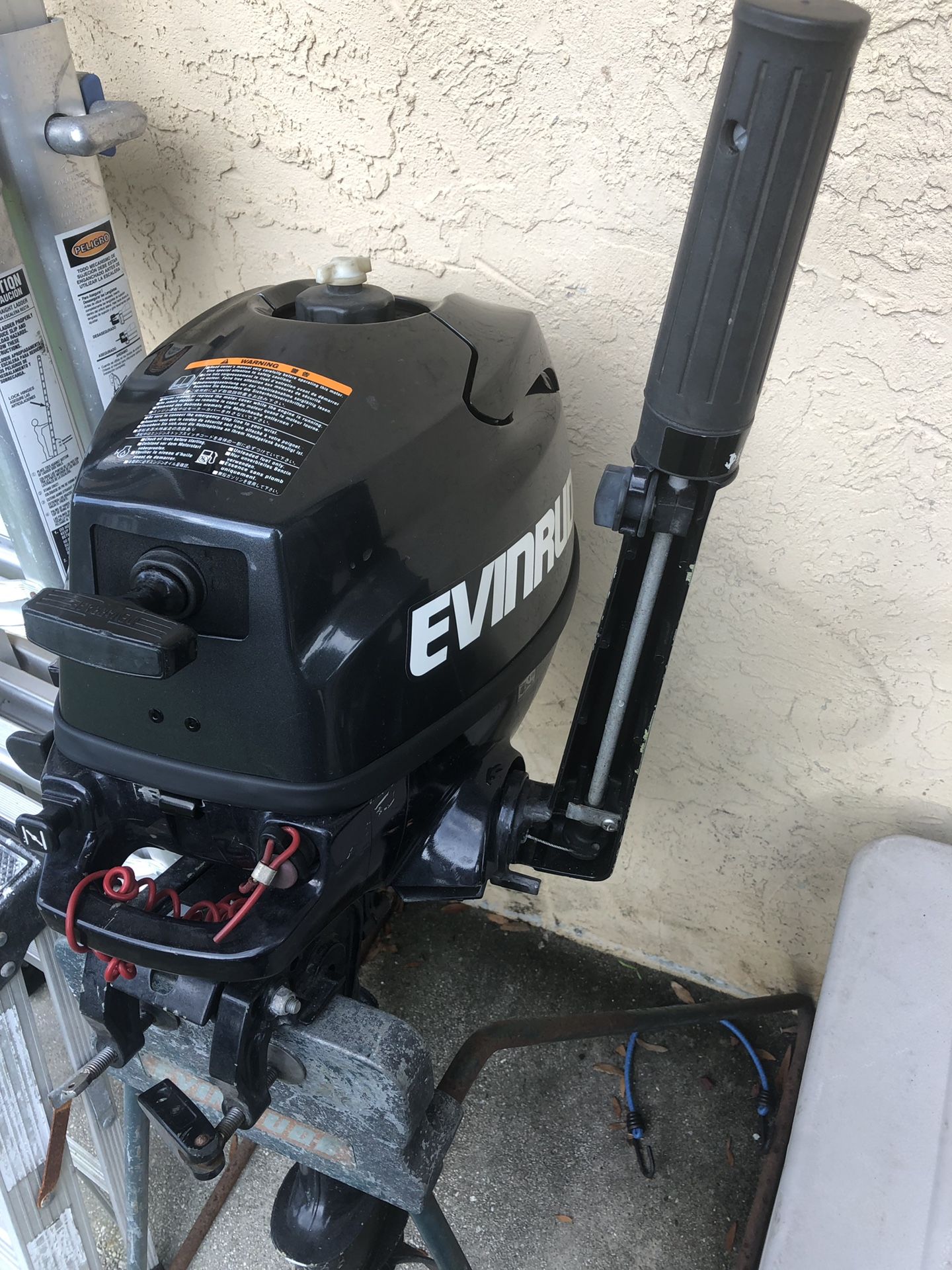 Evinrude four stroke 3.5 low hours like new outboard for Sale in ...