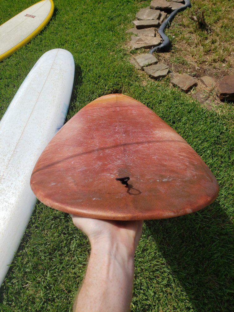 6'10" X 21" 2-1/2" Single Fin Surfboard