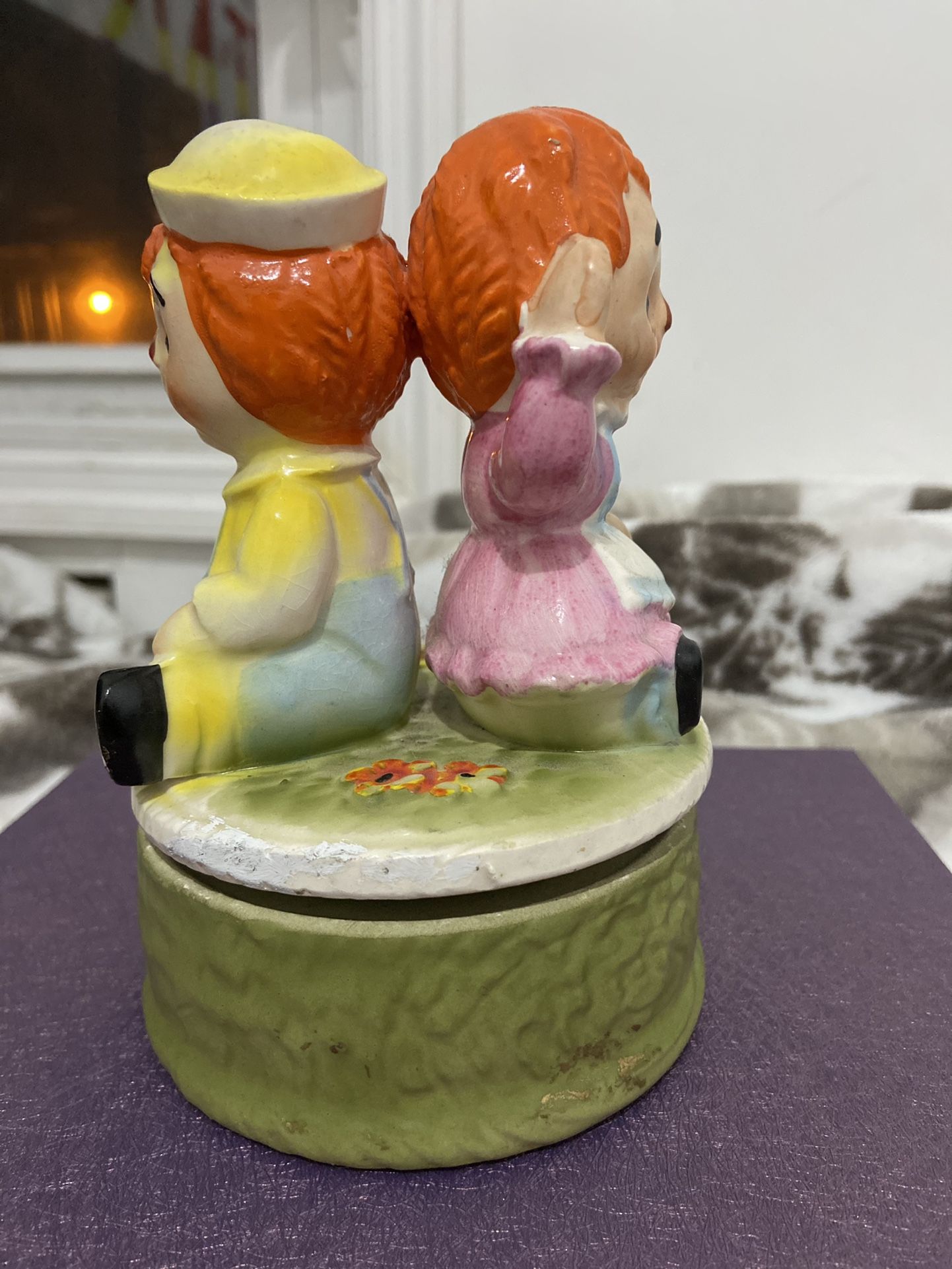 Vintage Raggedy Ann And Andy Music Box