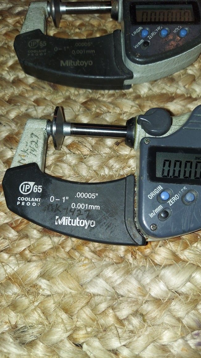 Electronic Micrometers $75 Each