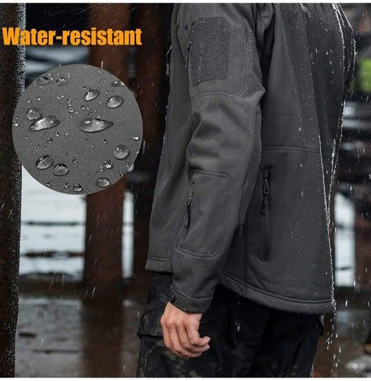 New Men's Free Soldier Waterproof Soft She'll Hooded Tactical Jacket