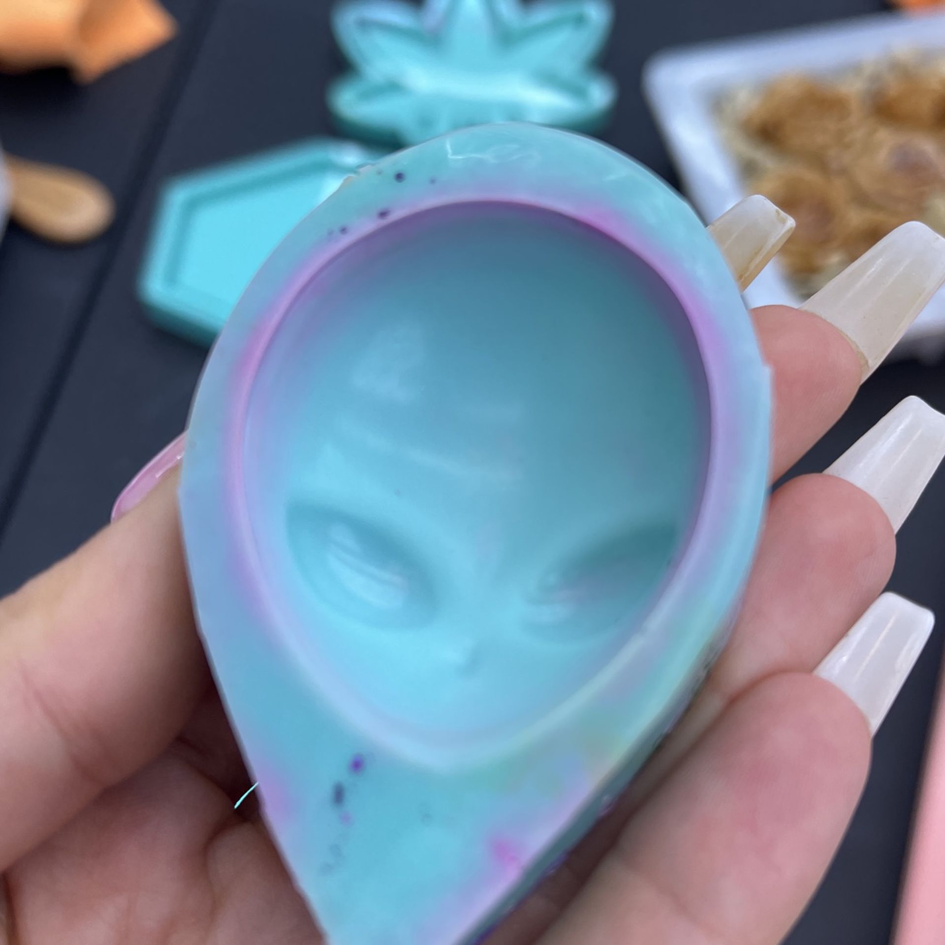 Alien Epoxy Resin Silicone Mold