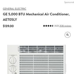 G.E. 5,000 BTU AIR CONDITIONER..BRAND NEW! Thumbnail