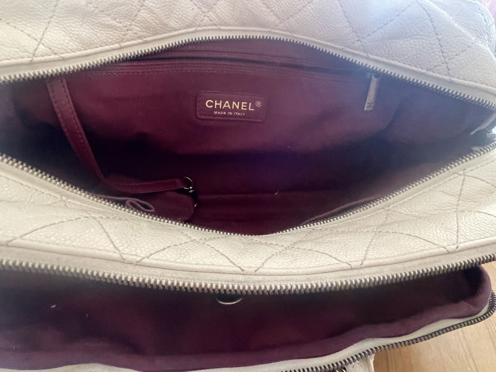 Chanel Classic White Vintage Bag 