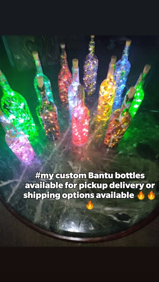 Bantu Bottles My Custom Home Decore